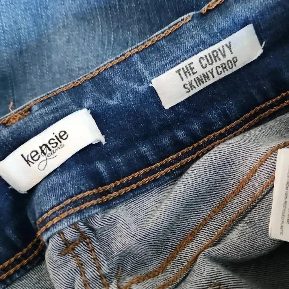 Kensie The Curvy Skinny Crop Jeans - Picture 6 of 10